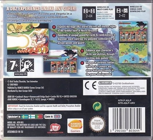 Dragonball Z Goku Densetsu - Nintendo DS (B Grade) (Genbrug)